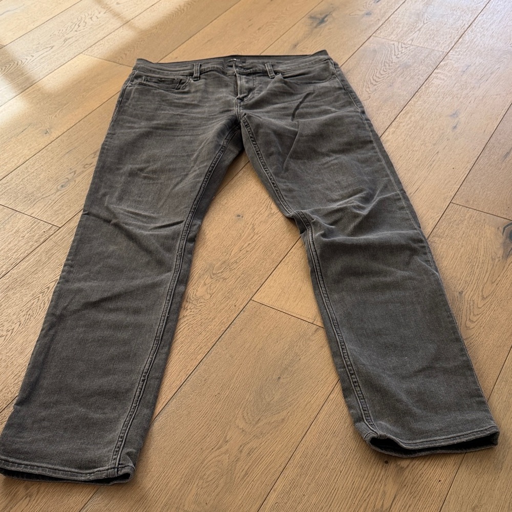 7 For All Mankind Men's Charcoal Jeans